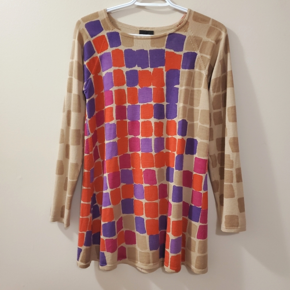 Marimekko - Noora Niinikoski - 100% wool sweater dress - Size XS